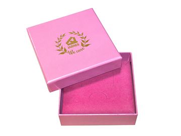 Smykkeæske, Ring, ørepynt eller kæde - pink